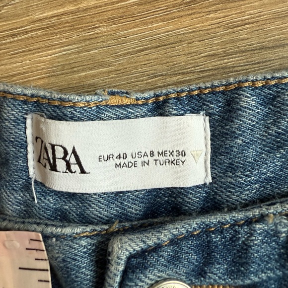 Zara High Rise Wide Leg Jeans - Picture 5 of 7